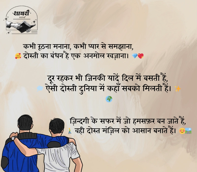 सच्ची दोस्ती शायरी