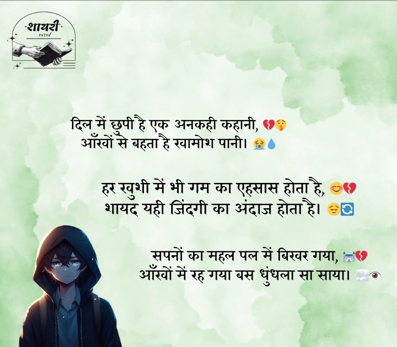 सैड शायरी हिंदी