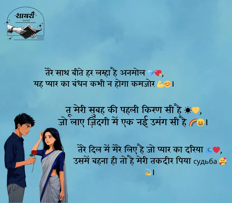 बेहतरीन लव शायरी हिंदी में