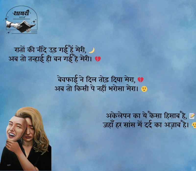 gam bhari shayari