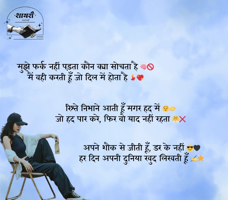Female Attitude Shayari