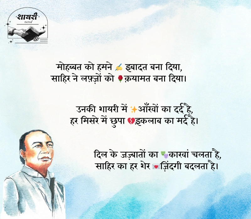 sahir ludhianvi shayari