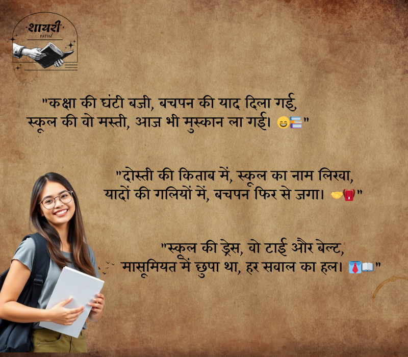 school shayari

