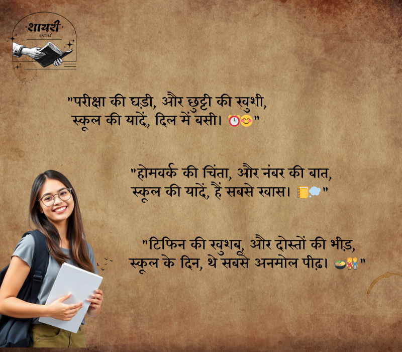 school shayari
