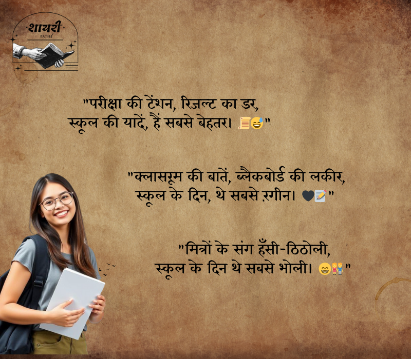 school shayari
