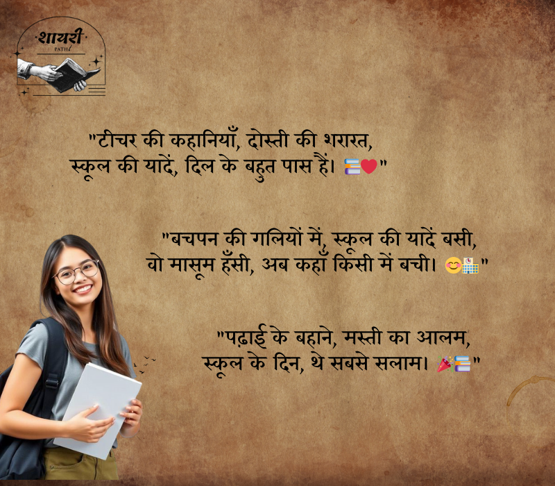 school shayari
