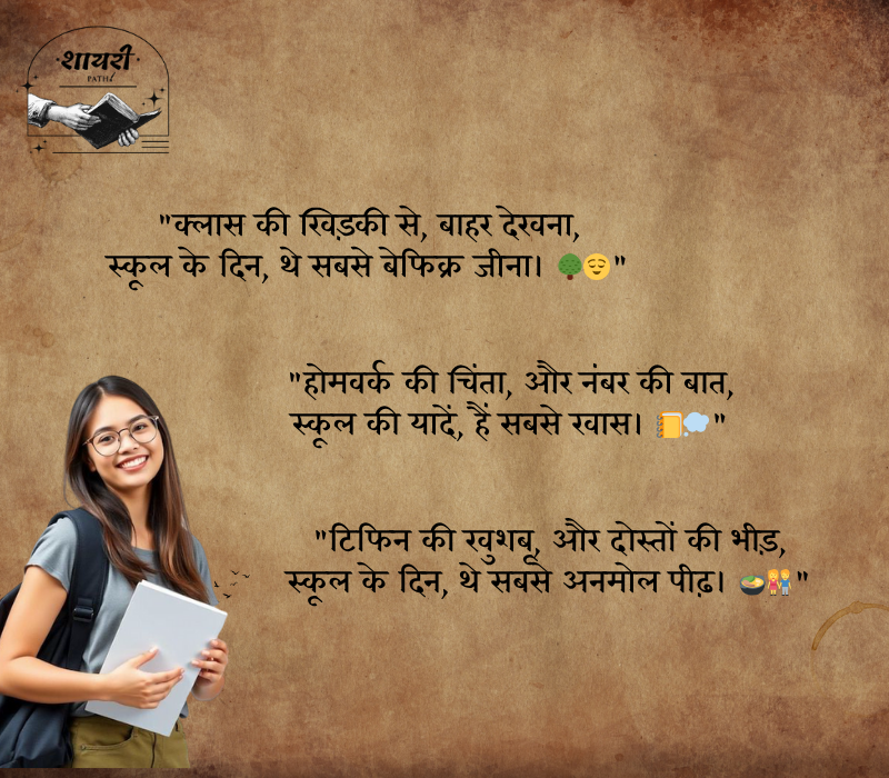 school shayari
