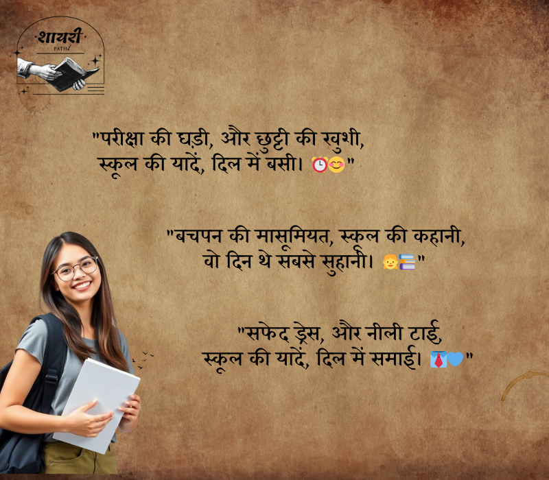 school shayari

