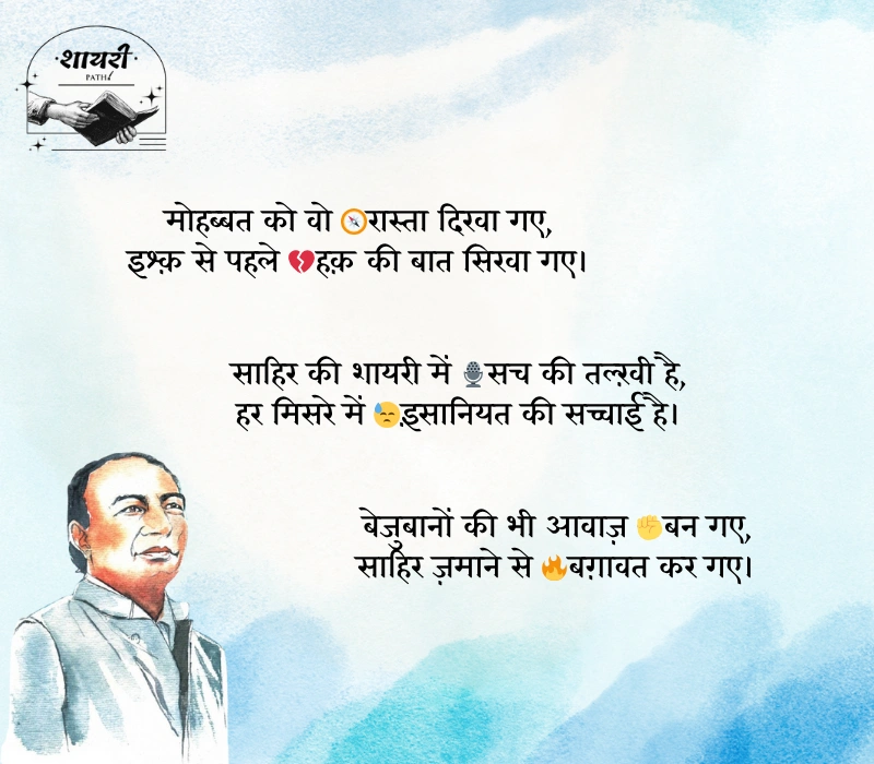 sahir ludhianvi shayari