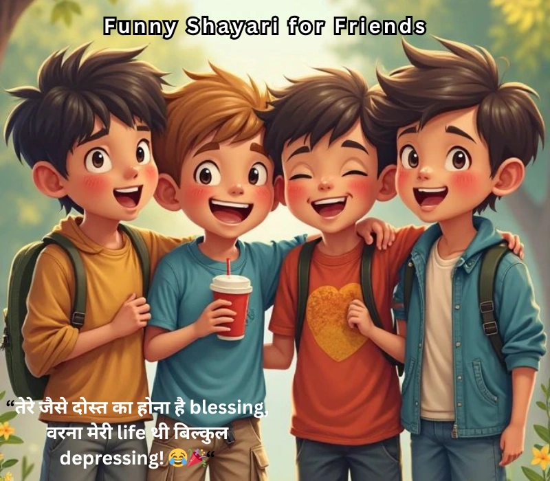 30+ Best Funny Shayari for Friends in Hindi