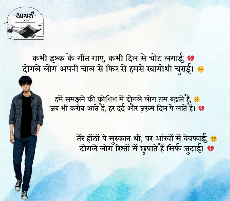 दोगले लोग शायरी