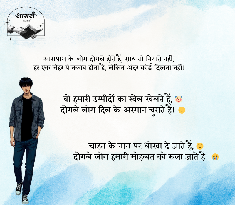 दोगले लोग शायरी