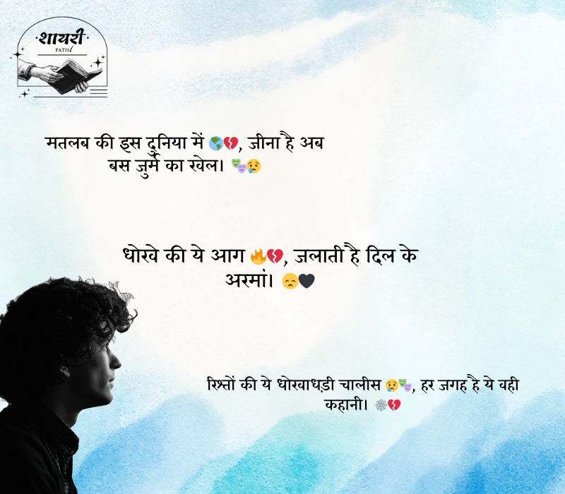 Bharosa Rishte Dhoka Shayari