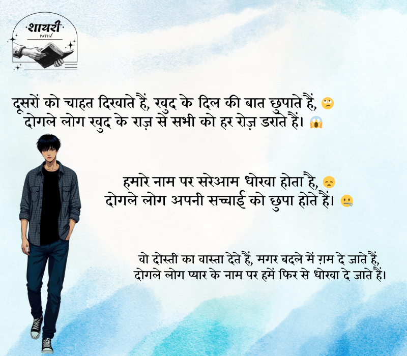 दोगले लोग शायरी