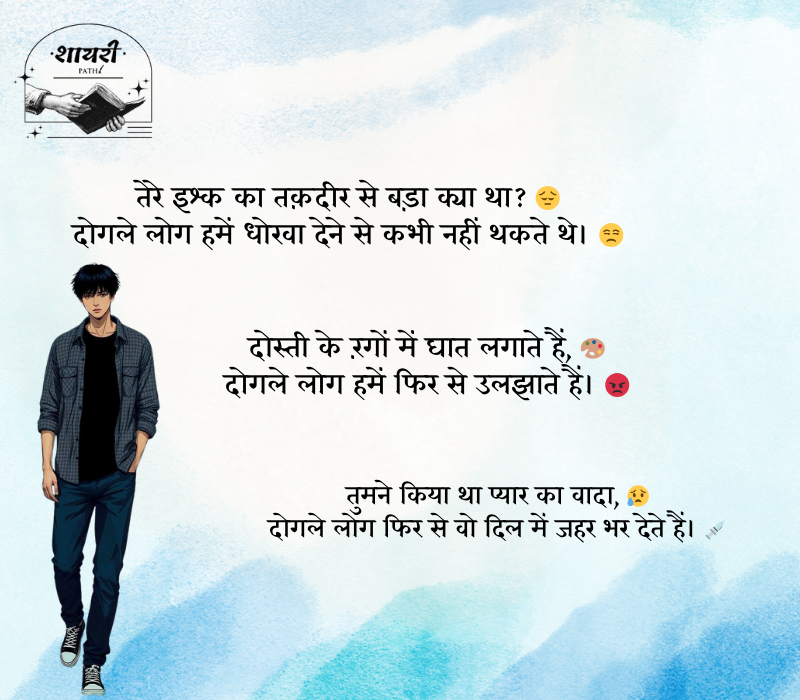 दोगले लोग शायरी