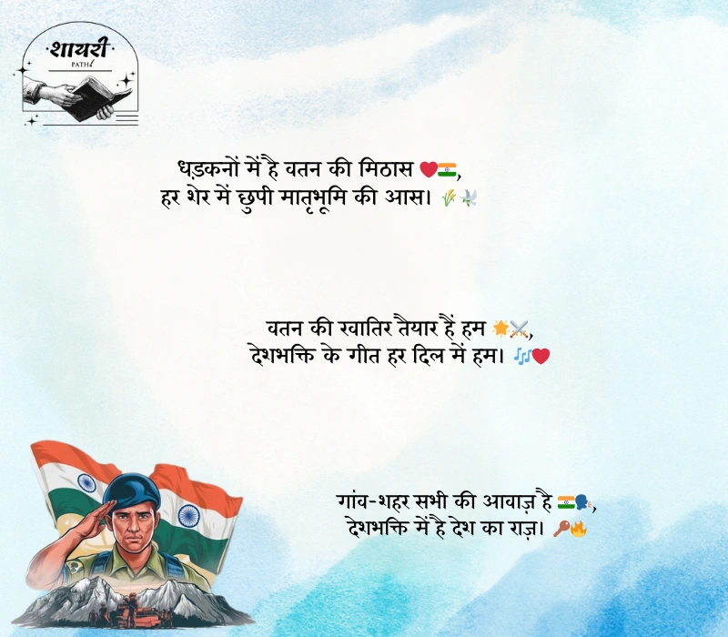 Desh Bhakti Shayari in Hindi