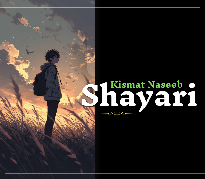 30+ Best Kismat Naseeb Zindagi Alone Shayari | Zindagi Alone Shayari