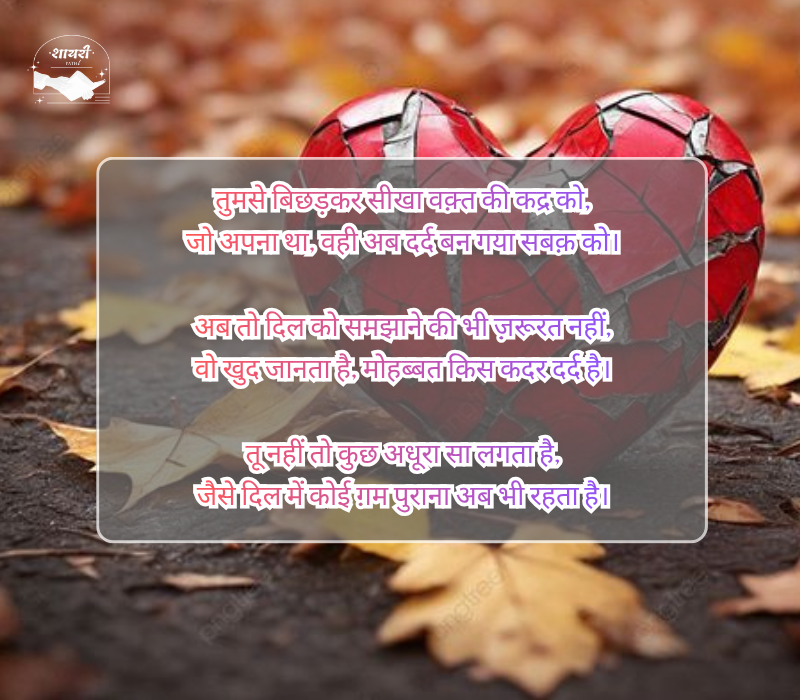 जख्मी ब्रेकअप शायरी हिंदी
