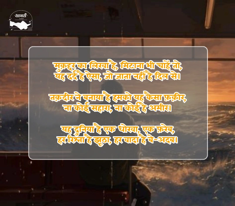 किस्मत life शायरी