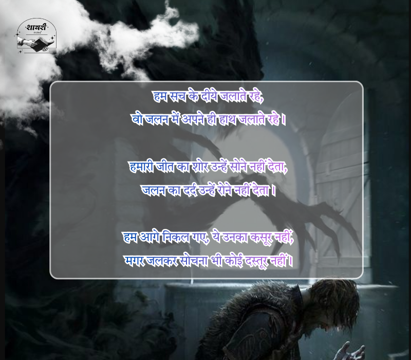 जलने वाली शायरी